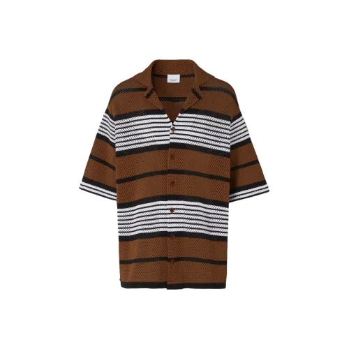 Burberry SS23 Рубашка Мужская Dark Birch Brown