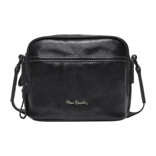 PIERRE CARDIN Сумка через плечо из коровьей кожи мужская черная