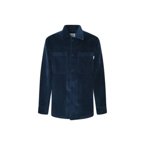 Pepe Jeans Blue Men's Shirts Пепе Джинс Синий Мужские Рубашки