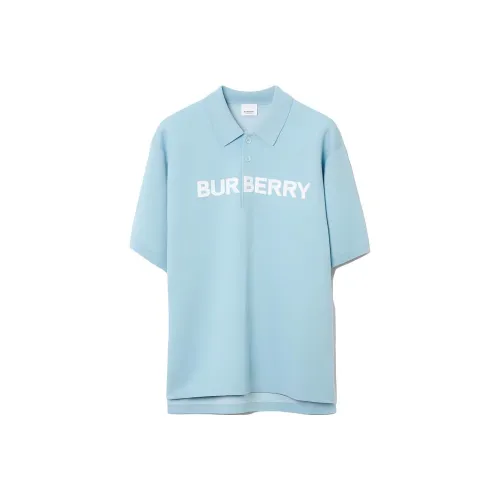 Burberry SS23 Polo Мужское Небесно-Синий