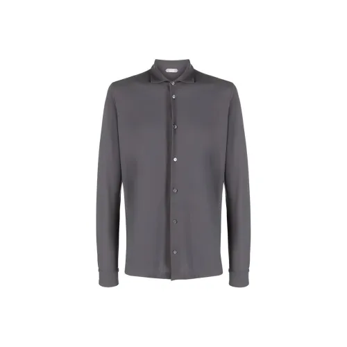 Zanone Серые Мужские Рубашки