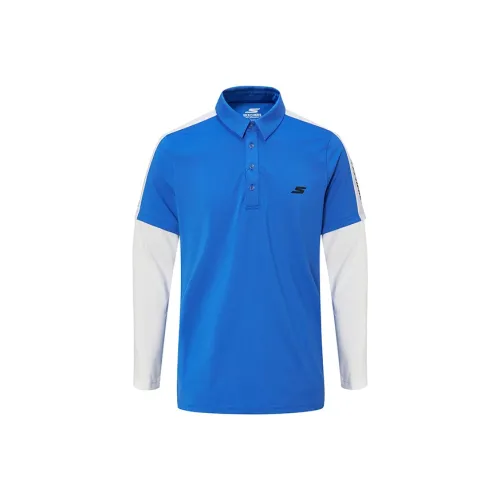 Skechers Поло Мужское Turkey Sea Blue