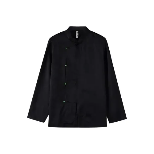 XUANSHENG Черные Мужские Рубашки