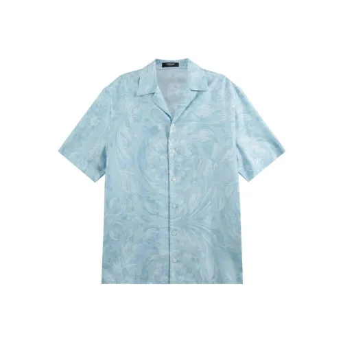 FANSIZHE SS24 Рубашка Мужская Небесно-Синий