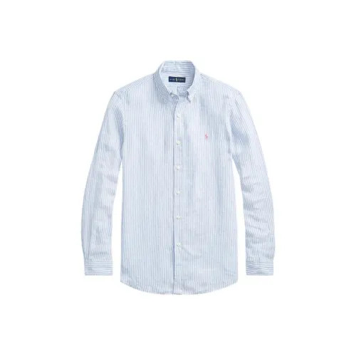 Polo Ralph Lauren Рубашка Мужская Светло-Синяя