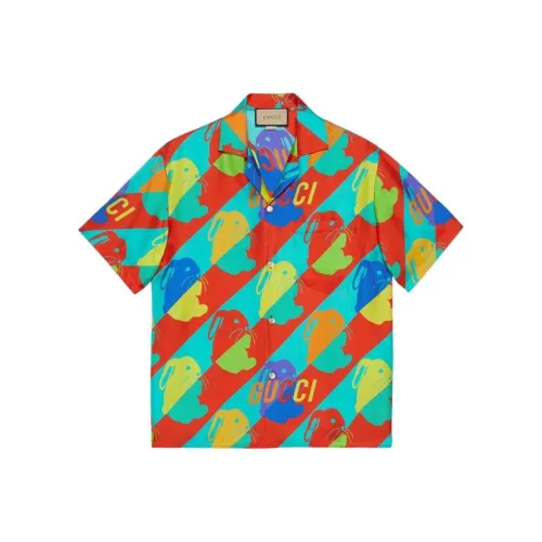 GUCCI Многоцветные Мужские Рубашки