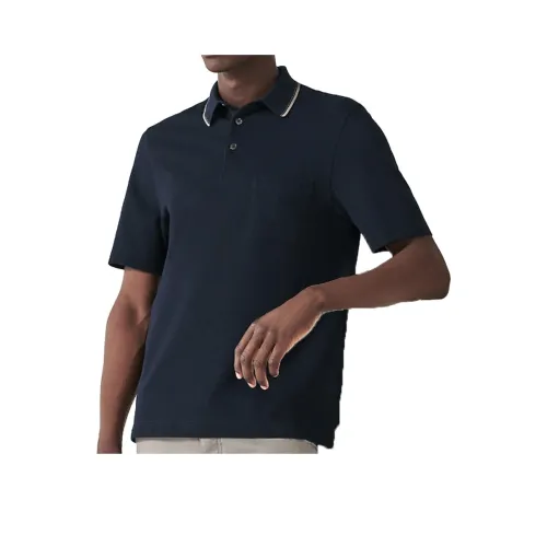HERMES Поло Мужское Морской Синий
