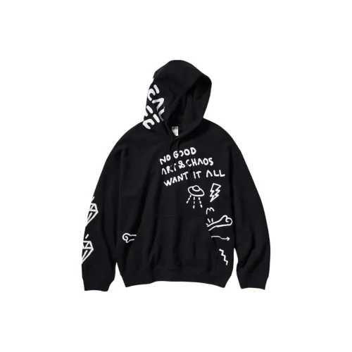 UNIQLO Черный Унисекс Свитшоты