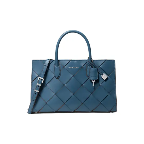 MICHAEL KORS Scarlett Кожа Одно плечо Сумка Средний Женская Темно-синий