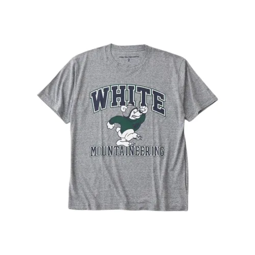 White Mountaineering Серый Мужской T-Рубашки