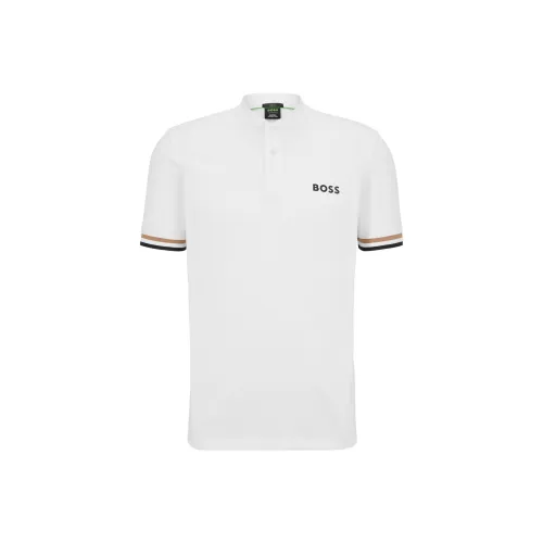 Hugo Boss Белая Мужская Поло