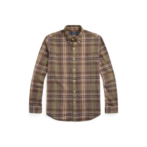 Polo Ralph Lauren FW24 Рубашка Мужская Зеленая