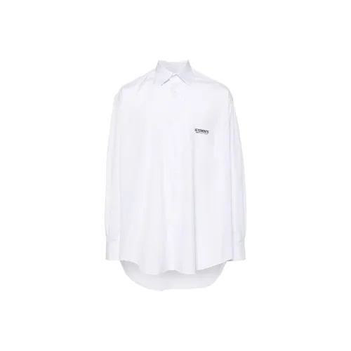 Vetements Белые Мужские Рубашки