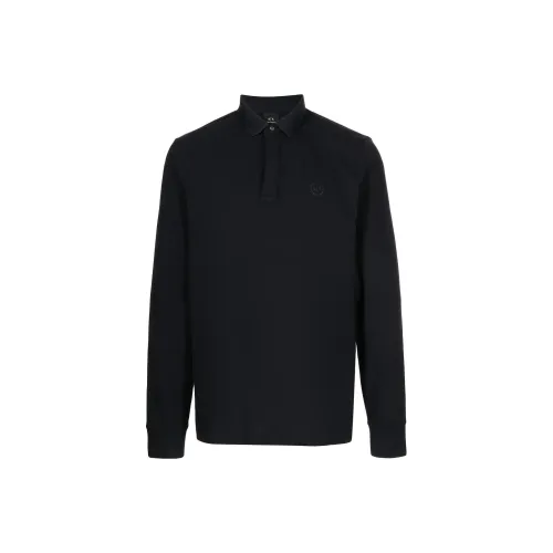 ARMANI EXCHANGEAE FW22 Поло Мужское Черное