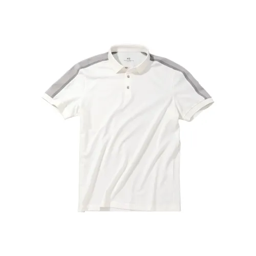 Mr.Bu Polo Мужское Белое Лунное Светло-Серебристое