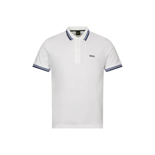 Hugo Boss Белая Мужская Поло