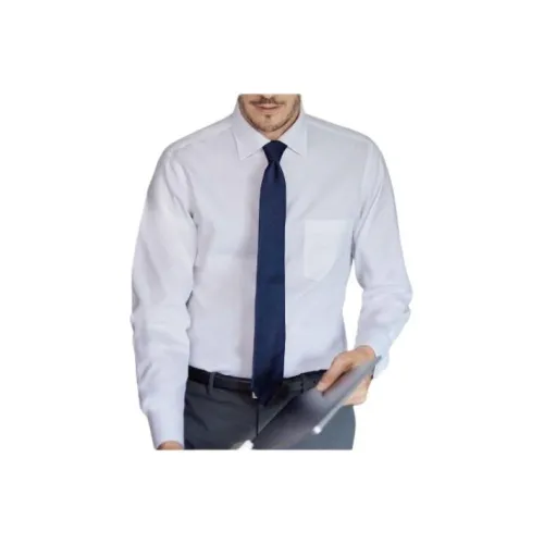 UNIQLO Белая унисекс рубашка