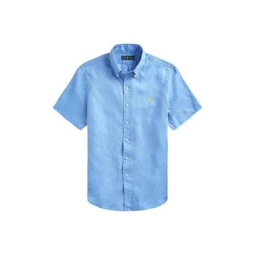 Polo Ralph Lauren SS22 Рубашка Мужская Синяя