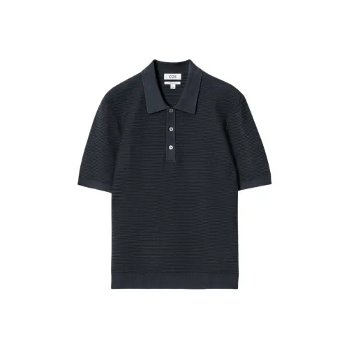 COS Темно-синий Синий Мужская Рубашка-Поло