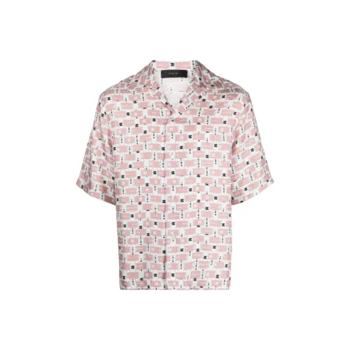 AMIRI Светло-розовые Мужские Рубашки