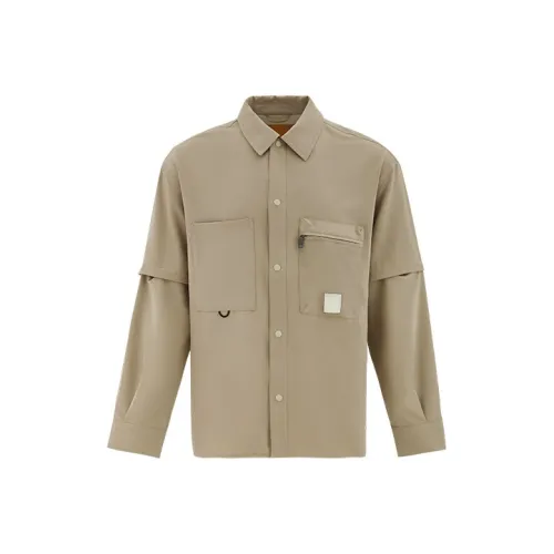 Кошка Светлый хаки Унисекс Рубашки