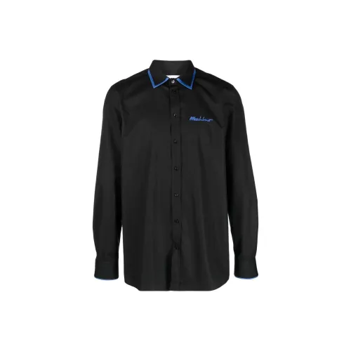 MOSCHINO Мужские черные рубашки