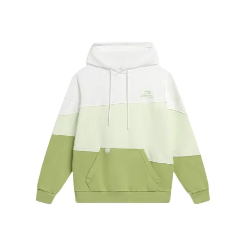 LINING Sports Life Collection Светло-фруктовый зеленый Мужские Свитшоты