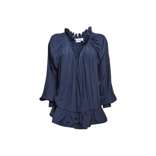 Lanvin Мужские Синие Рубашки