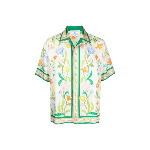 CASABLANCA Зеленые Мужские Рубашки