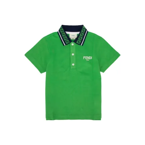 Fendi Зеленая Мужская Поло