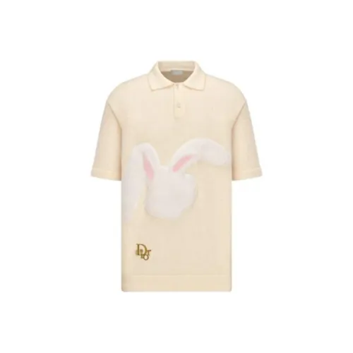 DIOR Бежевый Мужской Поло