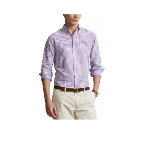 Polo Ralph Lauren Рубашка Мужская Фиолетовая