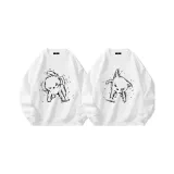 Белый - Кошка и Собака - Набор из 2 частей