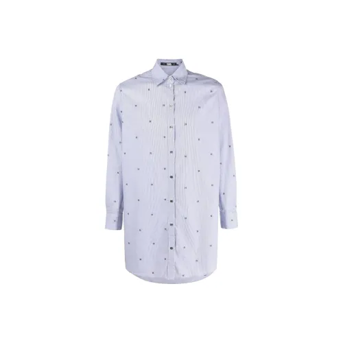 Karl Lagerfeld Рубашка Мужская Синяя