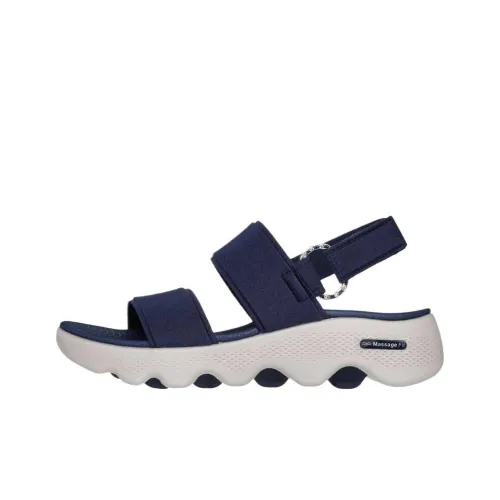 Skechers Go Walk Massage Fit Пляжные сандалии Женские Синий
