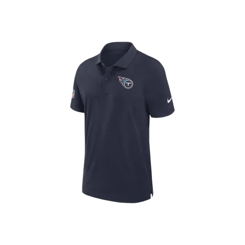 nike Dri-Fit NFL Tennessee Titans Поло Мужское Морской Синий