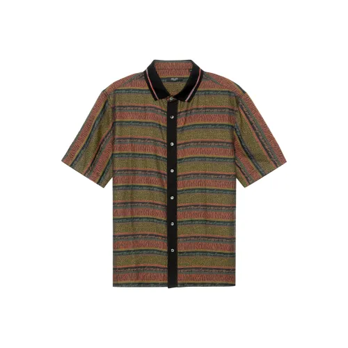 LIU·JO UOMO Red с принтом Мужские рубашки