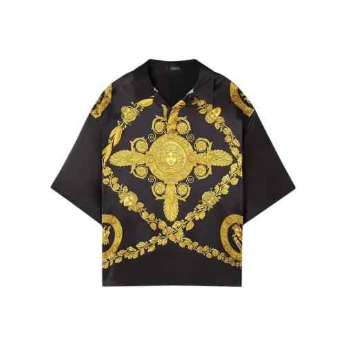 VERSACE Мужские Черные Рубашки