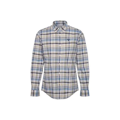 BARBOUR Светло-синие мужские рубашки