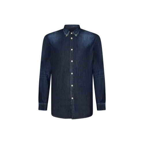 DSQUARED 2 Blue Мужские Рубашки