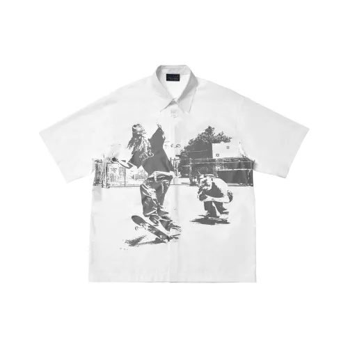 THE WIZ Белая Унисекс Рубашка