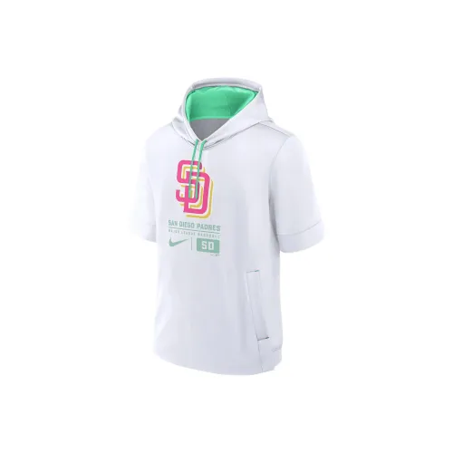 Nike MLB Коллаборация SAN DIEGO PADRES Городской Connect Толстовка SAN DIEGO PADRES Мужской Белый