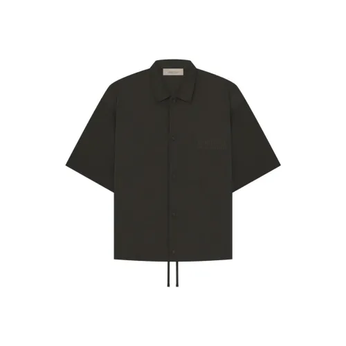 Fear Of God Essentials Рубашка Мужская Серый Черный