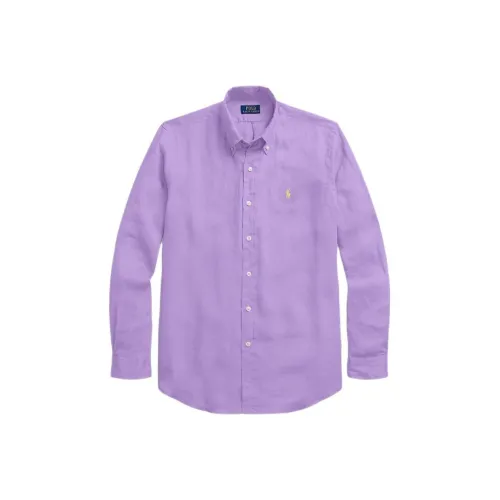 Polo Ralph Lauren SS24 Рубашка Мужская Фиолетовая