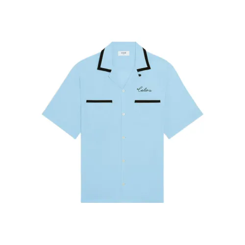 CELINE Мужские Синие Рубашки