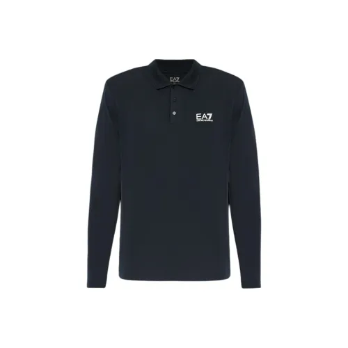 EMPORIO ARMANI EA7 Поло Мужское Синее