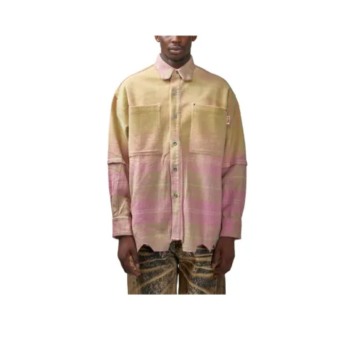 PDF Бежевый Мужской Рубашки