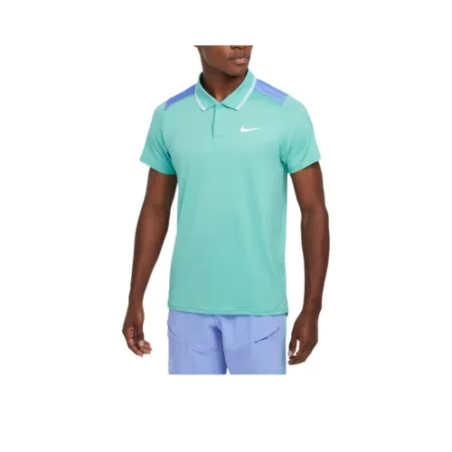 Nike Dri Fit Теннис Поло Мужское Зеленое