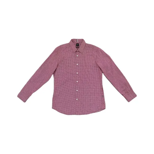 Hugo Boss Розовые Мужские Рубашки