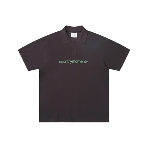 COUNTRY MOMENT Темно-фиолетовая мужская поло